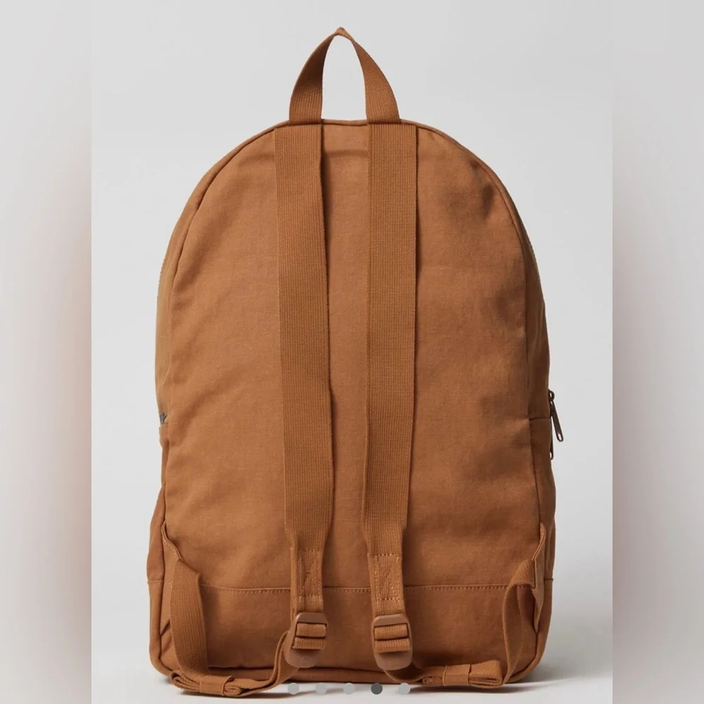 Herschel tan brown cotton casuals heritage backpack NWT - Picture 3 of 5